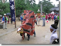 2006年 寺町の獅子舞 の写真①