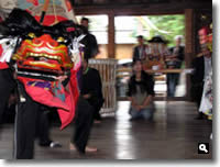 2008年 秋祭り 松原の獅子舞の写真②