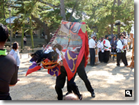 2009年 松原の獅子舞 の写真①