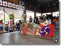 2010年 松原の獅子舞 の写真①