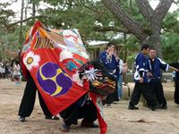 2011年 津田石清水神社 秋季例大祭 城北の獅子舞の写真①