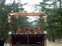 2012年 津田石清水神社 秋季例大祭 奉納舞 みゆき太鼓の写真