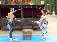 2012年 津田石清水神社 秋季例大祭 奉納舞 瀬戸の都・高松踊りの写真