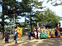 2015年 津田石清水神社 秋季例大祭 屋形舟の写真