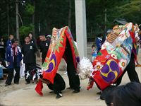 2018年 津田石清水神社 秋季例大祭 獅子舞 城北の写真①