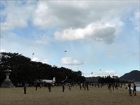 第22回津田の松原凧揚げ大会「凧揚げ」の写真④